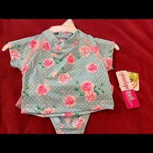 Penelope Mack infant girl rash guard suit